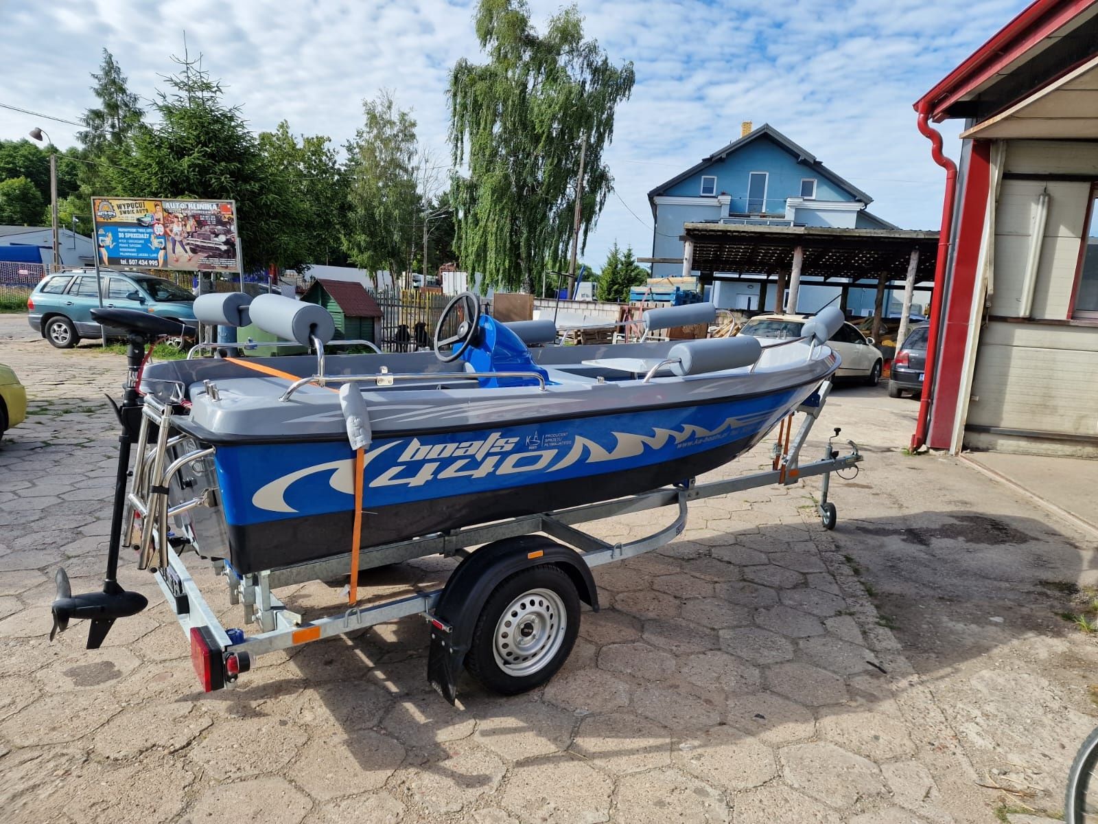 Łódka KA-BOATS 440 najstabilniejsze dno typu W jak w Romanie