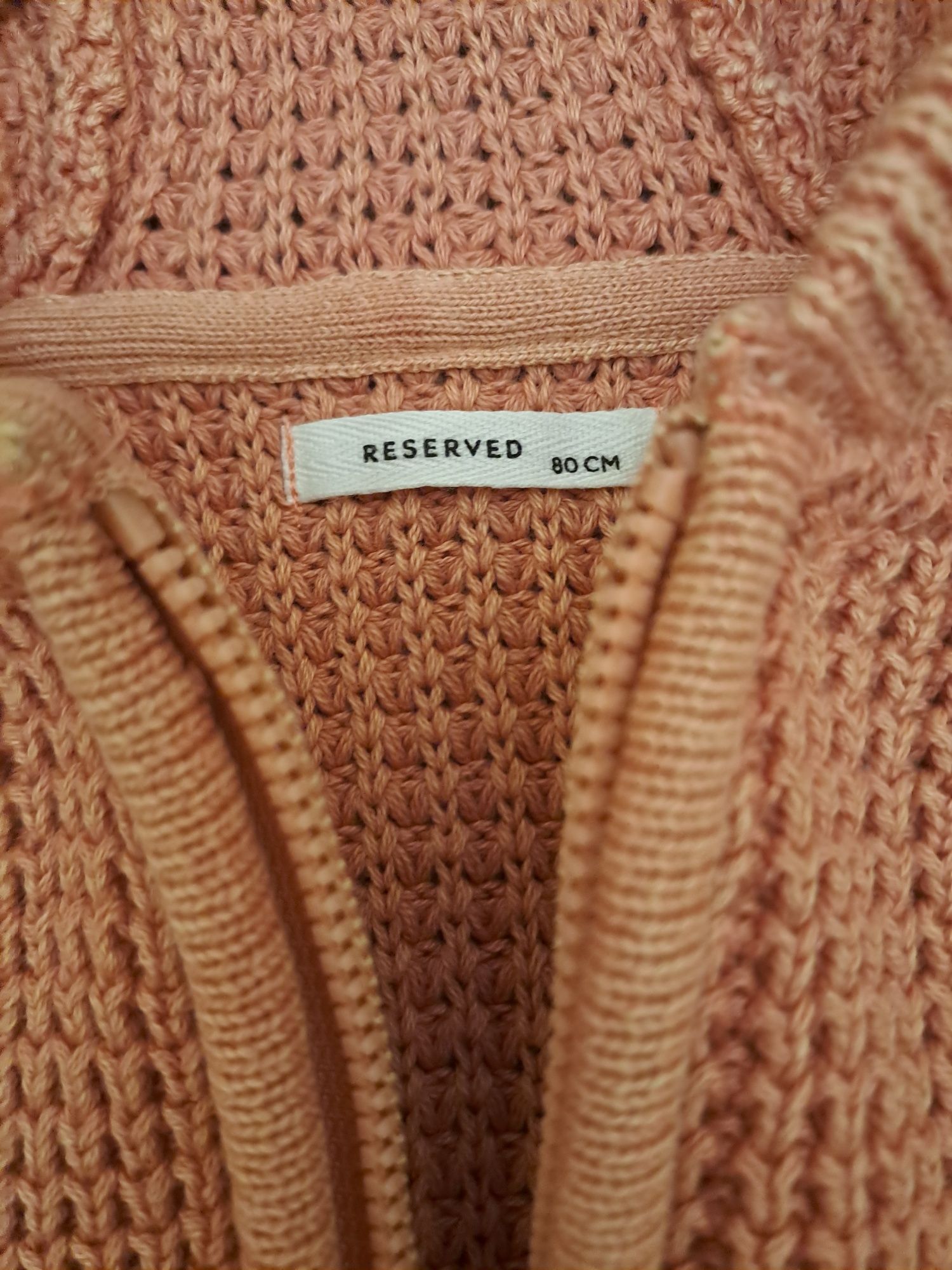 Bluza, sweterek z kapturem r.80 reserved