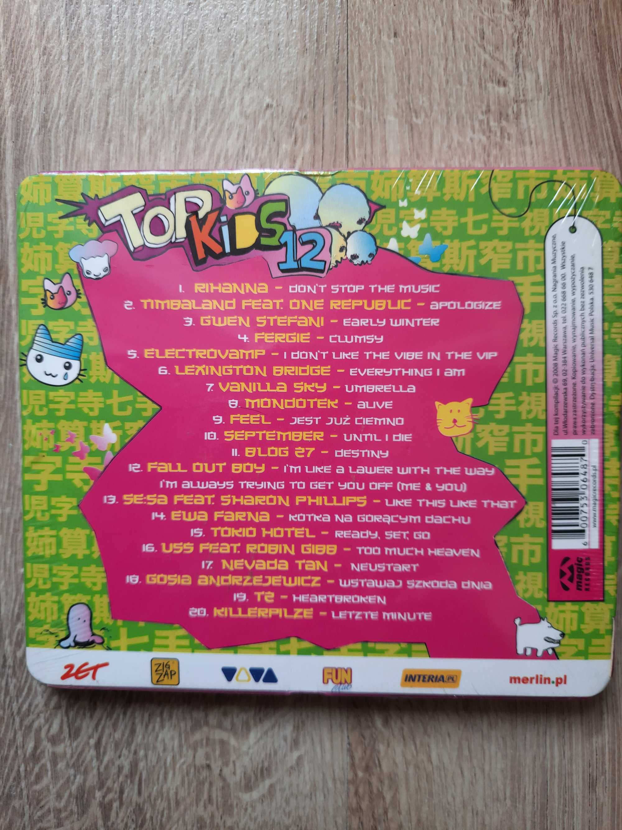 cd Top Kids 12 - nowa, folia