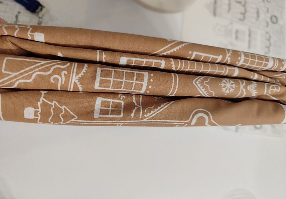 Pościel home&you hanning 100% bawełna kamieniczki 200x220 domki