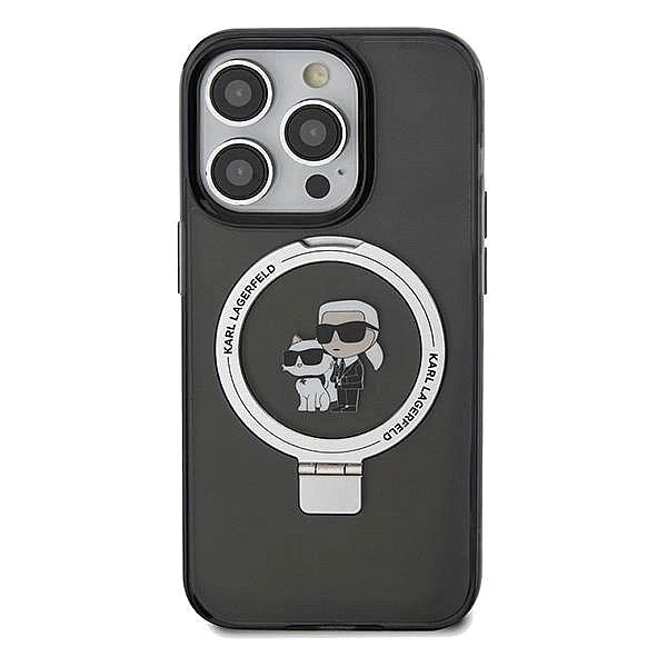 Etui Karl Lagerfeld Ring Stand Karl&Choupettte MagSafe na iPhone 13 Pr