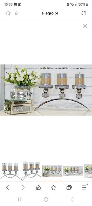 Zestaw świeczników