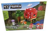 Klocki My World Minecraft Czerwona Baza 272 elementów jak Lego