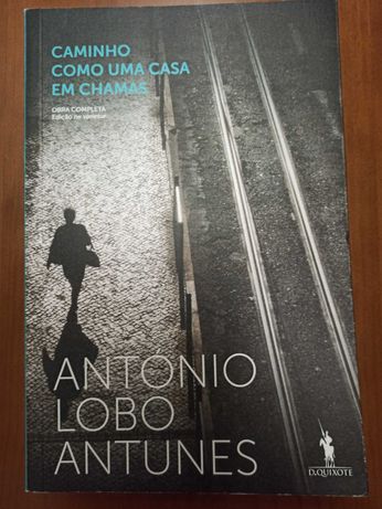Livro "Caminho como uma casa em chamas" - Antonio Lobo Antunes