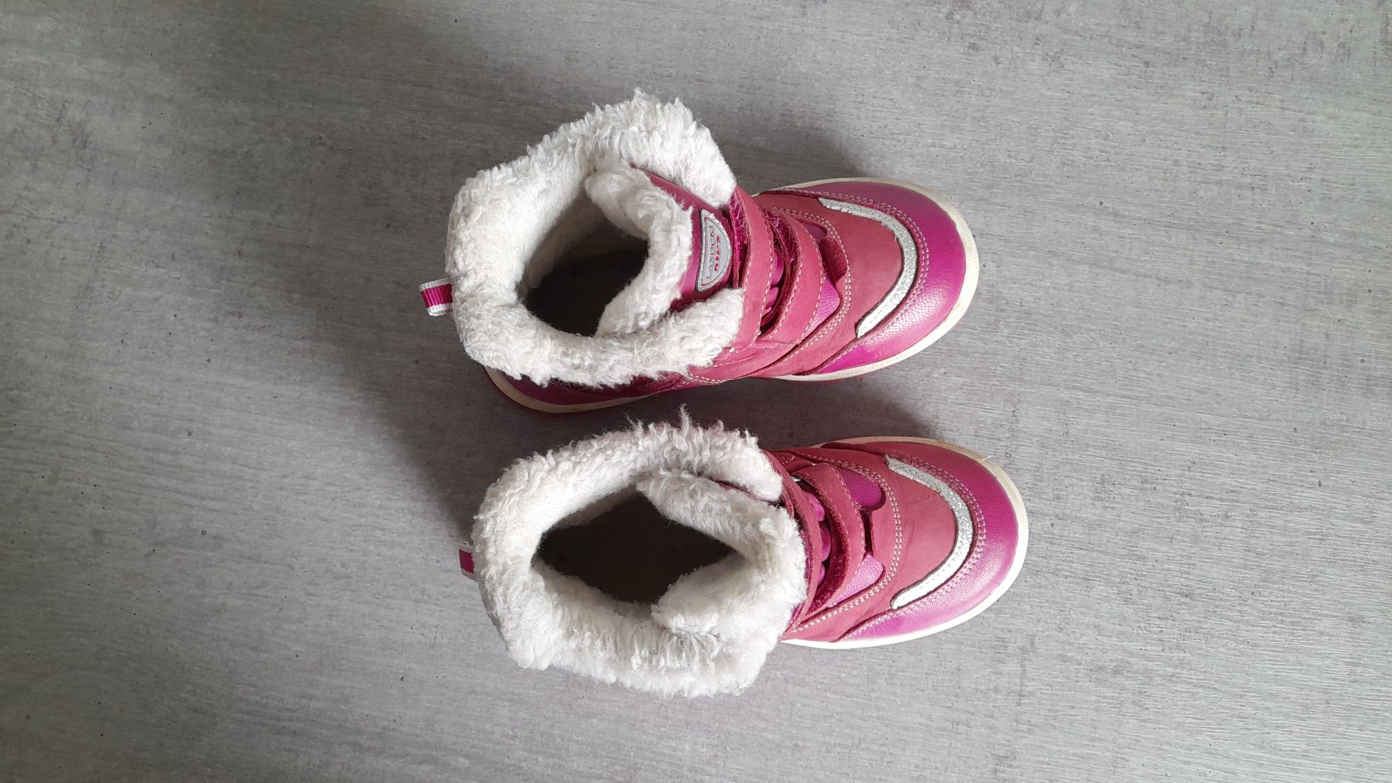 Kozaki zimowe Lasocki skórzane 30 dziewczęce  buty