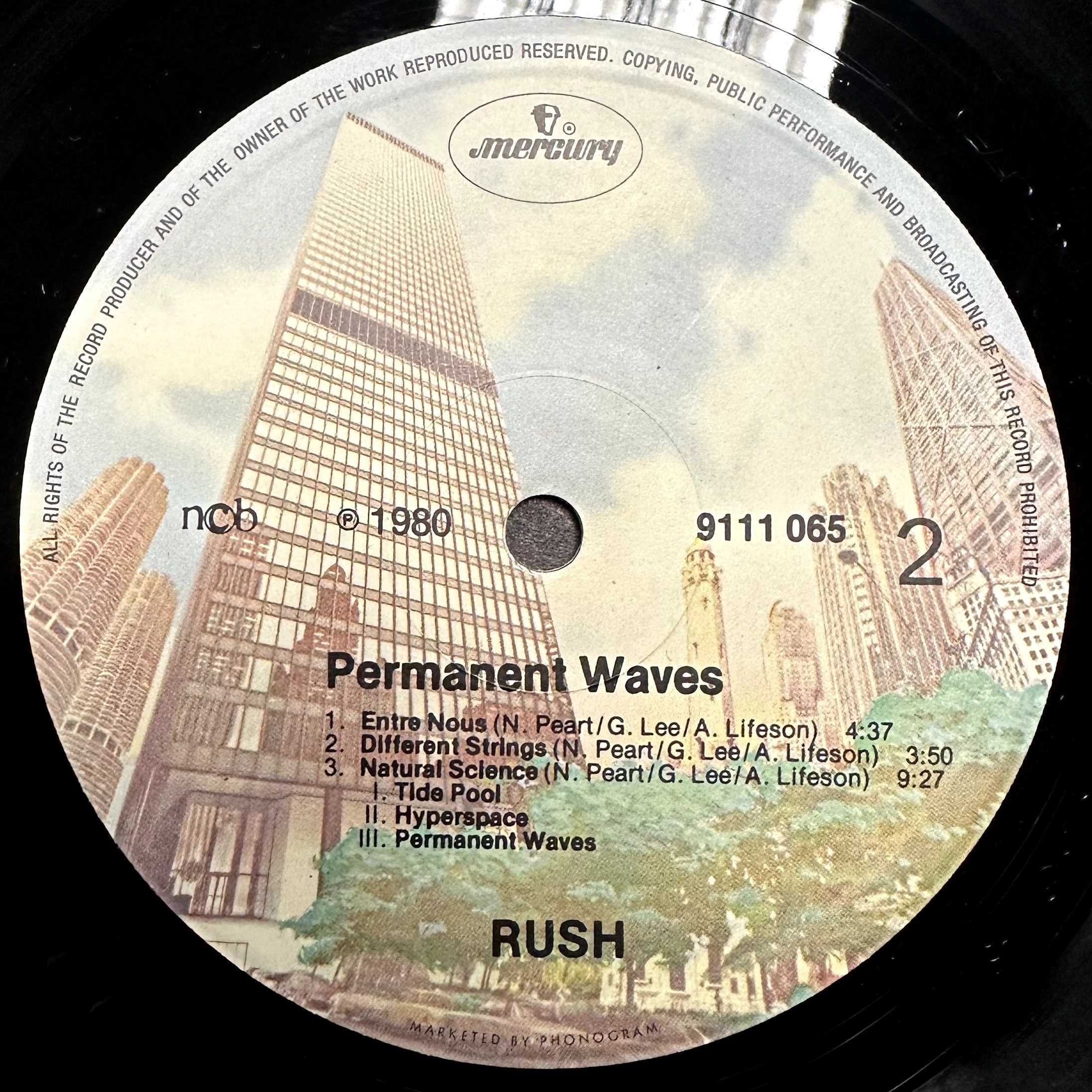 RUSH - Permanent Waves (Vinyl, 1980, Scandinavia)