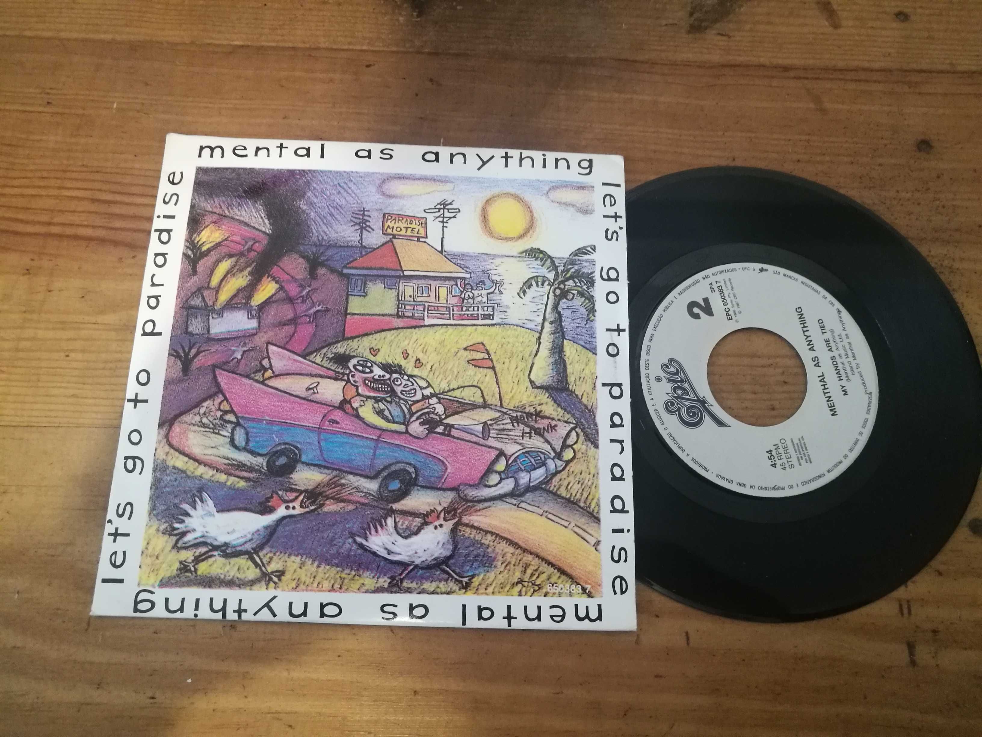 MENTAL AS ANYTHING (Pop-Rock) - Let's Go To Paradise SINGLE