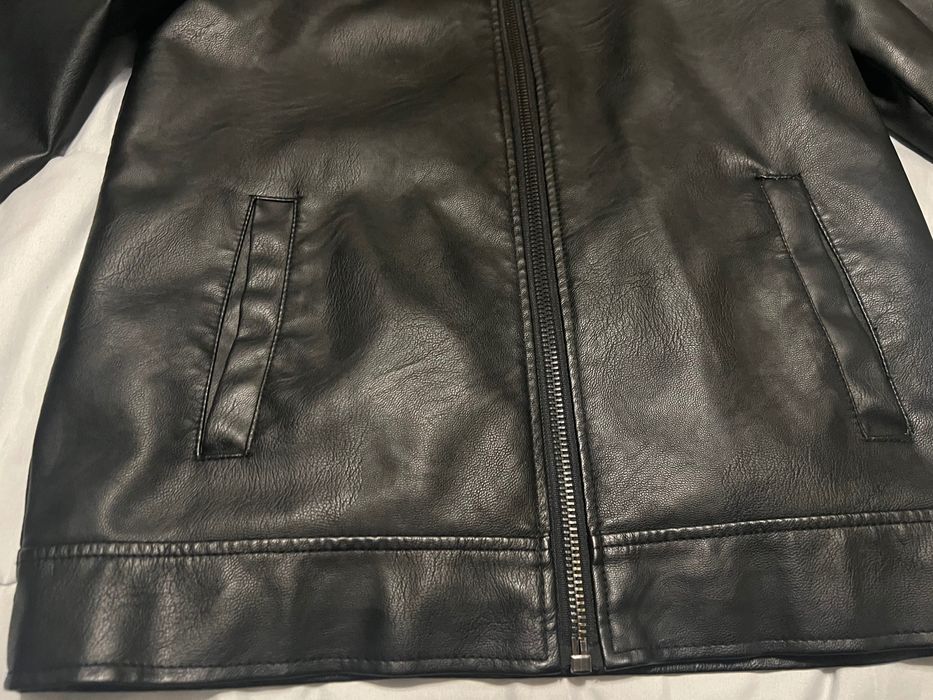 Jaqueta de homem em Napa preta