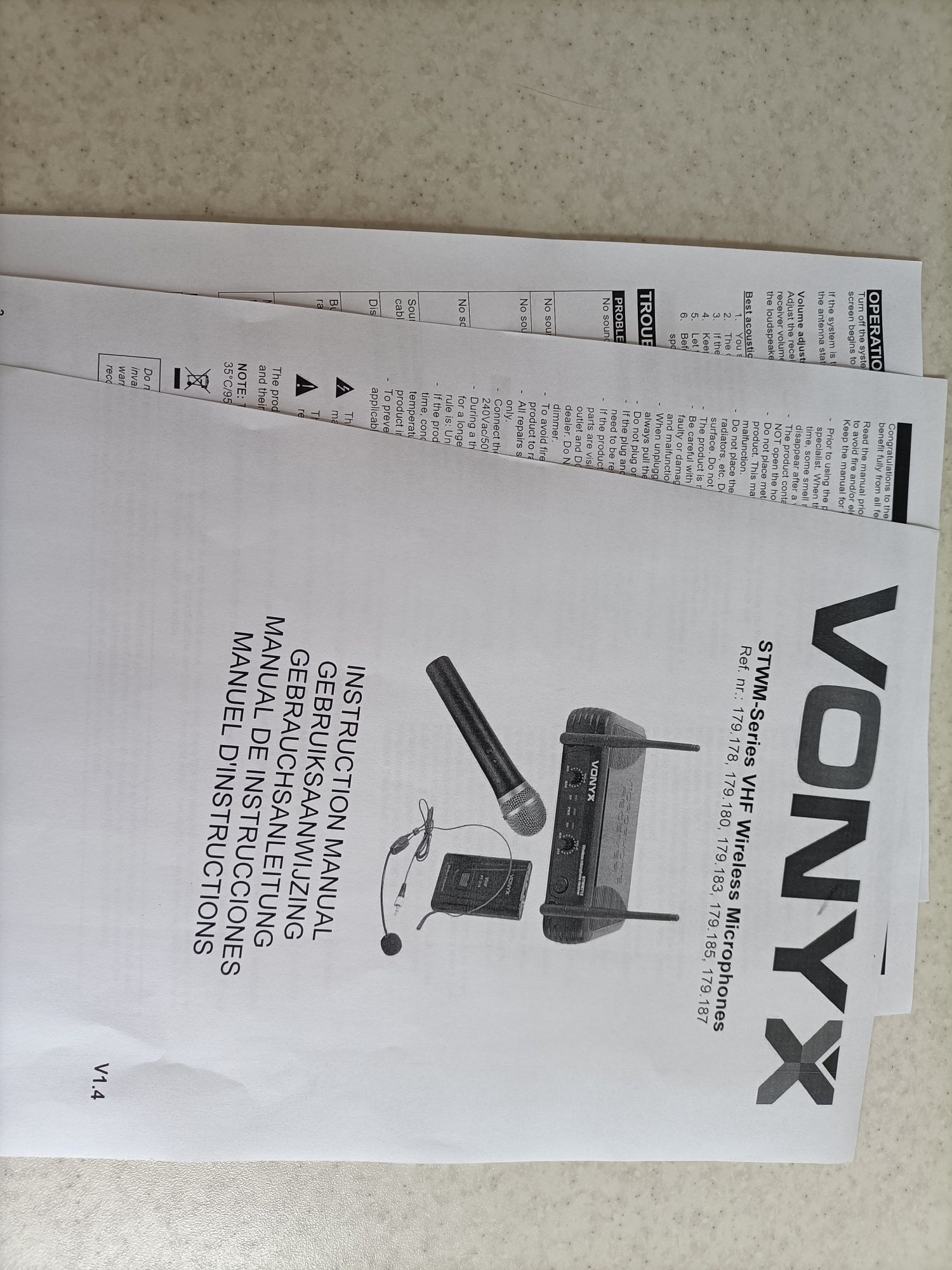 Scytek stwm712c micro vhf 2ch combi