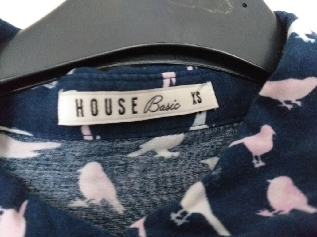 Bluzka koszulowa koszula House XS