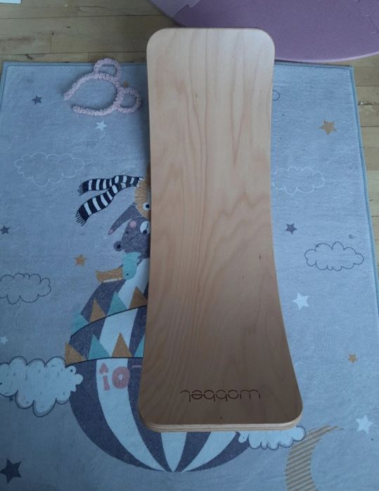 Drewniana deska do bujania wobbel