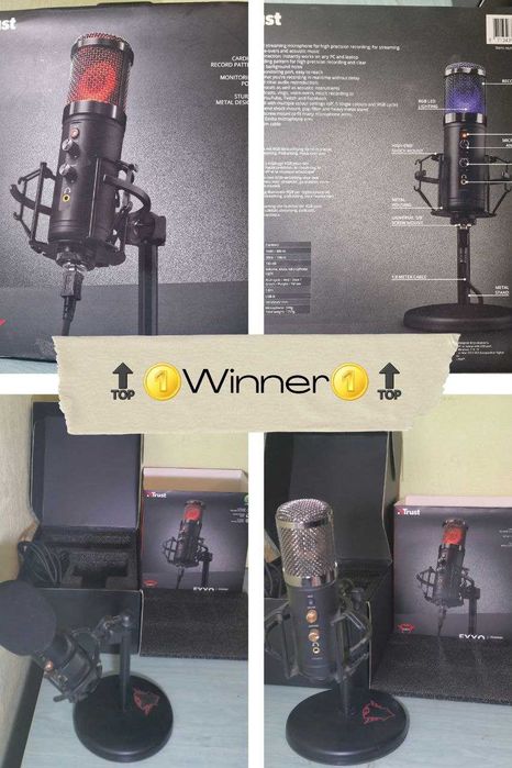 Мікрофон Trust GXT 256 Exxo Streaming Microphone (23510)