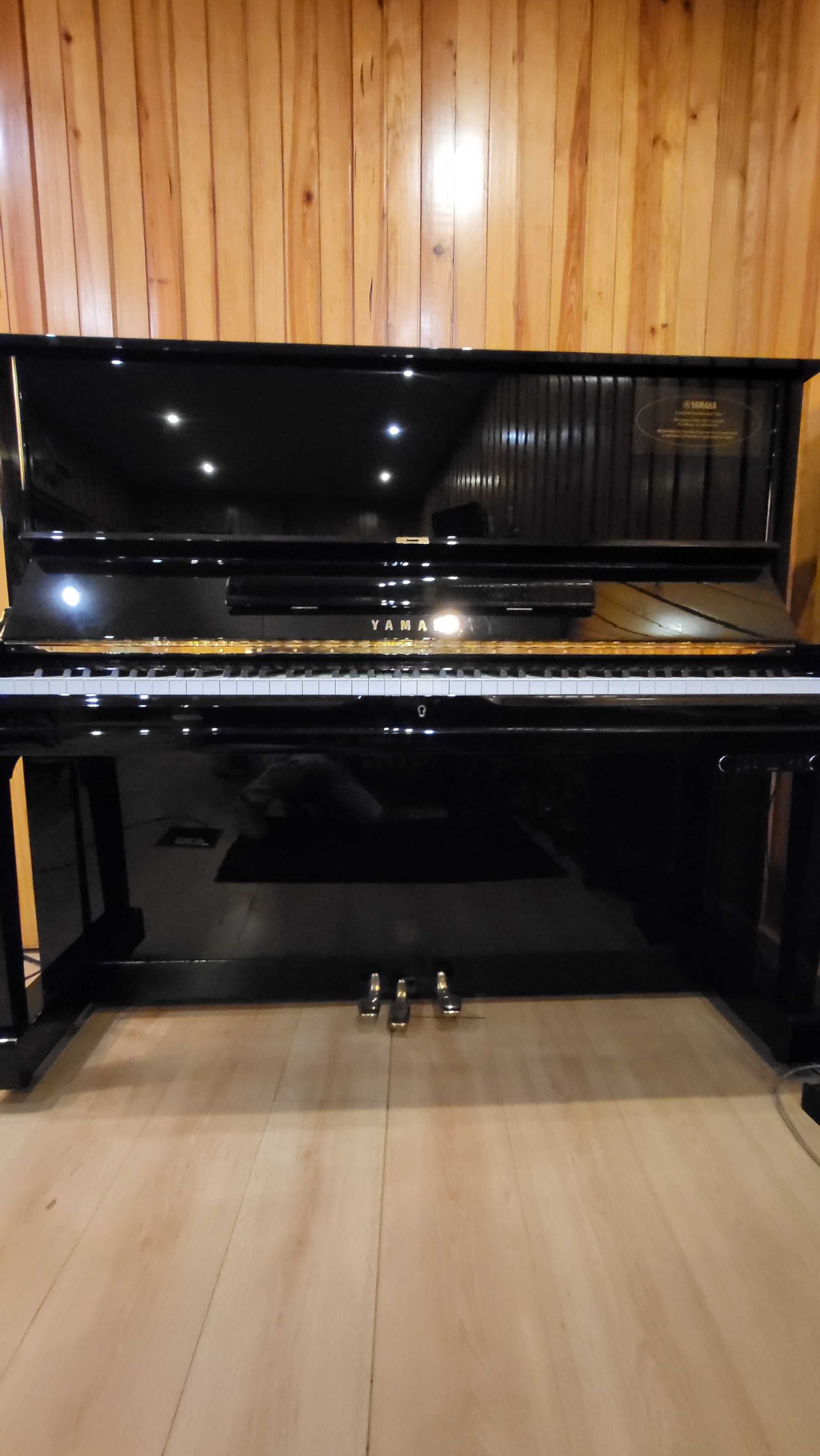 Piano vertical Yamaha U3 com sistema silent Kioshi