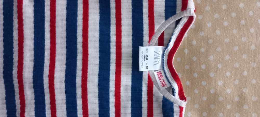 T-shirt Zara Tam 2,3 Anos