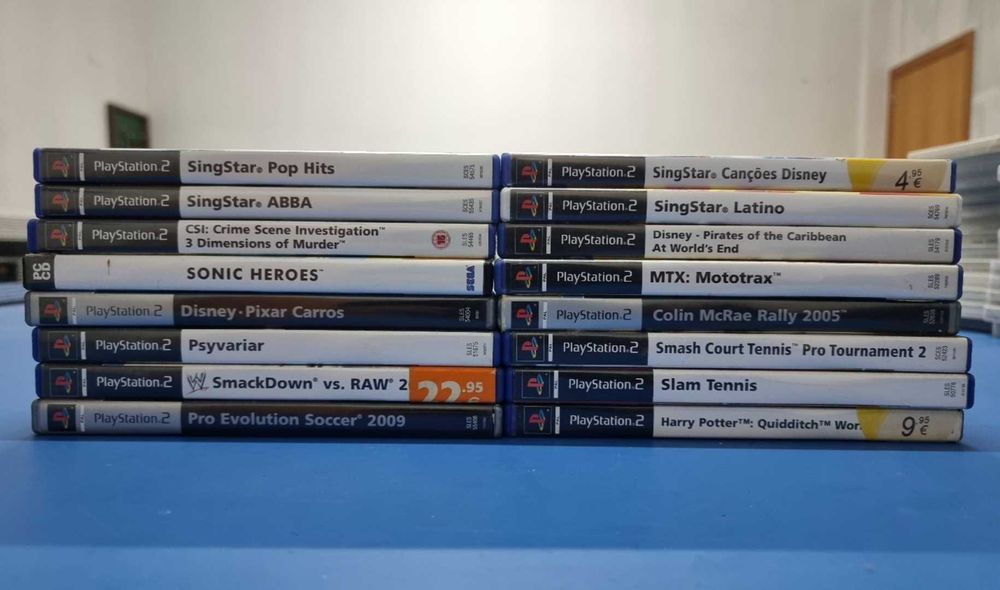 Lote 16 Jogos para Playstation 2 (PS2)