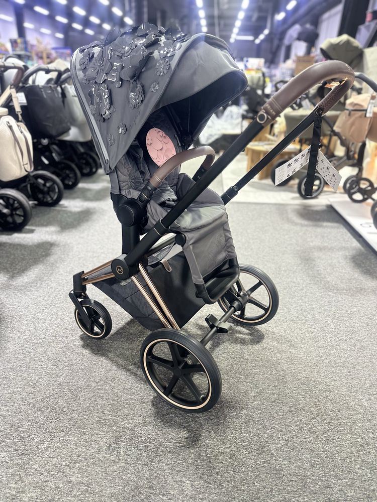 Cybex Priam Spacerowka Simply Flowers Grey