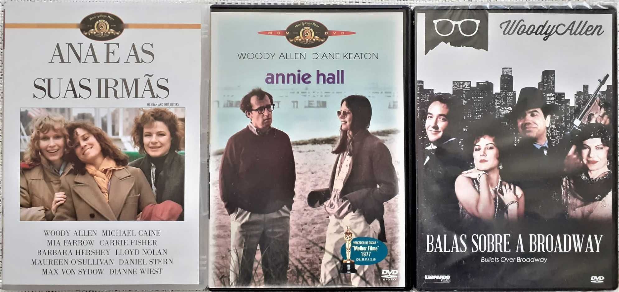 Woody Allen - 25 DVDs - RAROS - MUITO BOM ESTADO
