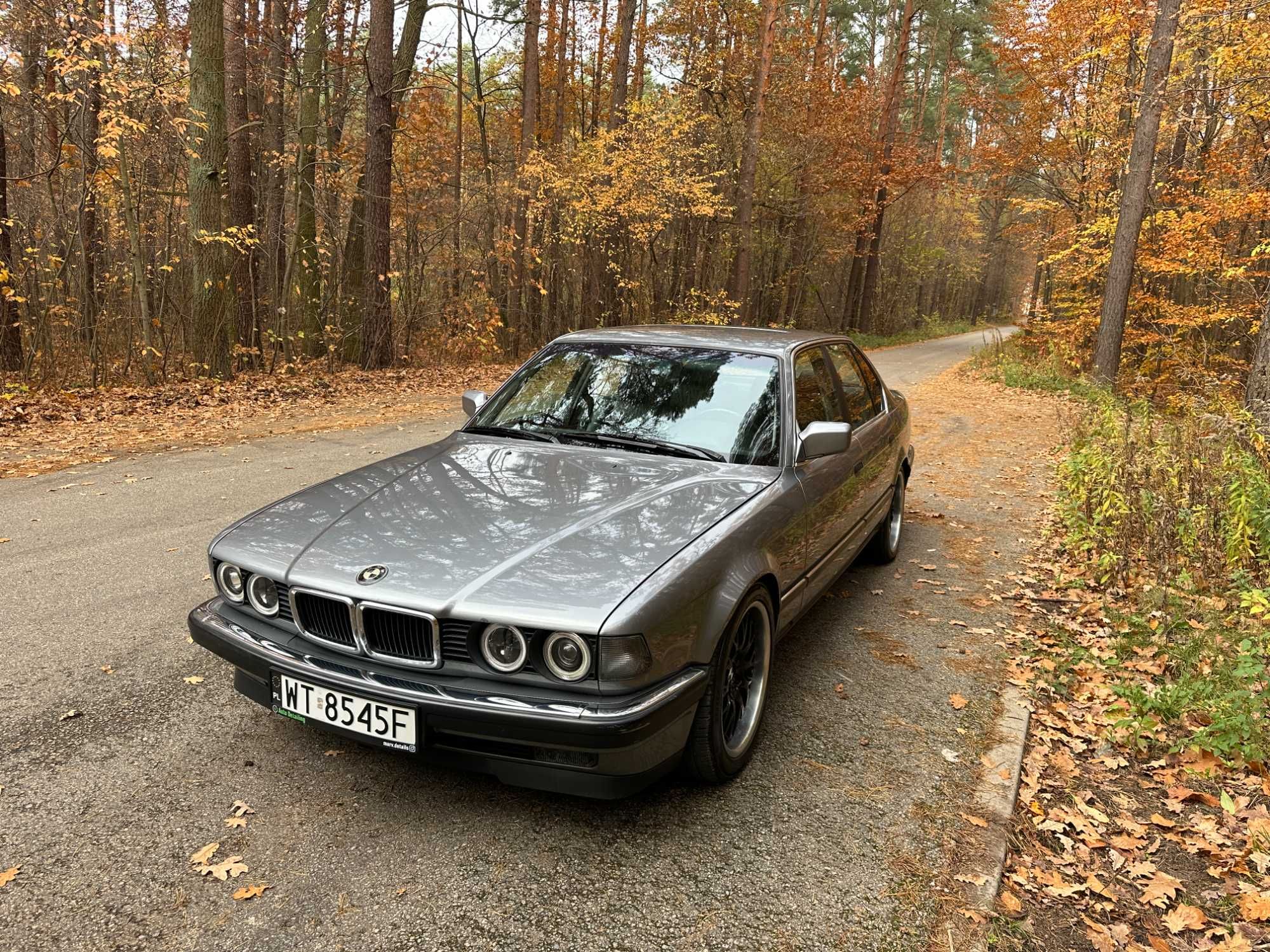 BMW Seria 7 BWM 7 E32 1994 Skóra Manual