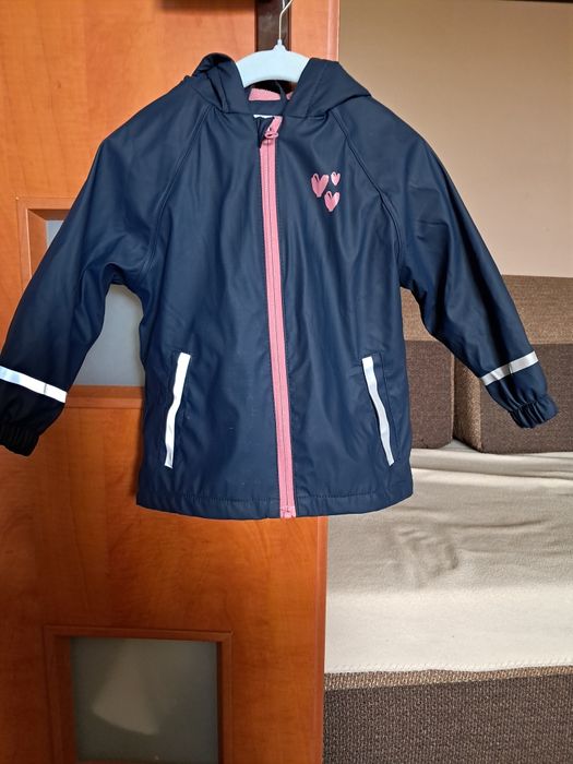 Kurtka przeciwdeszczowa dziewczęca rozm 86/92