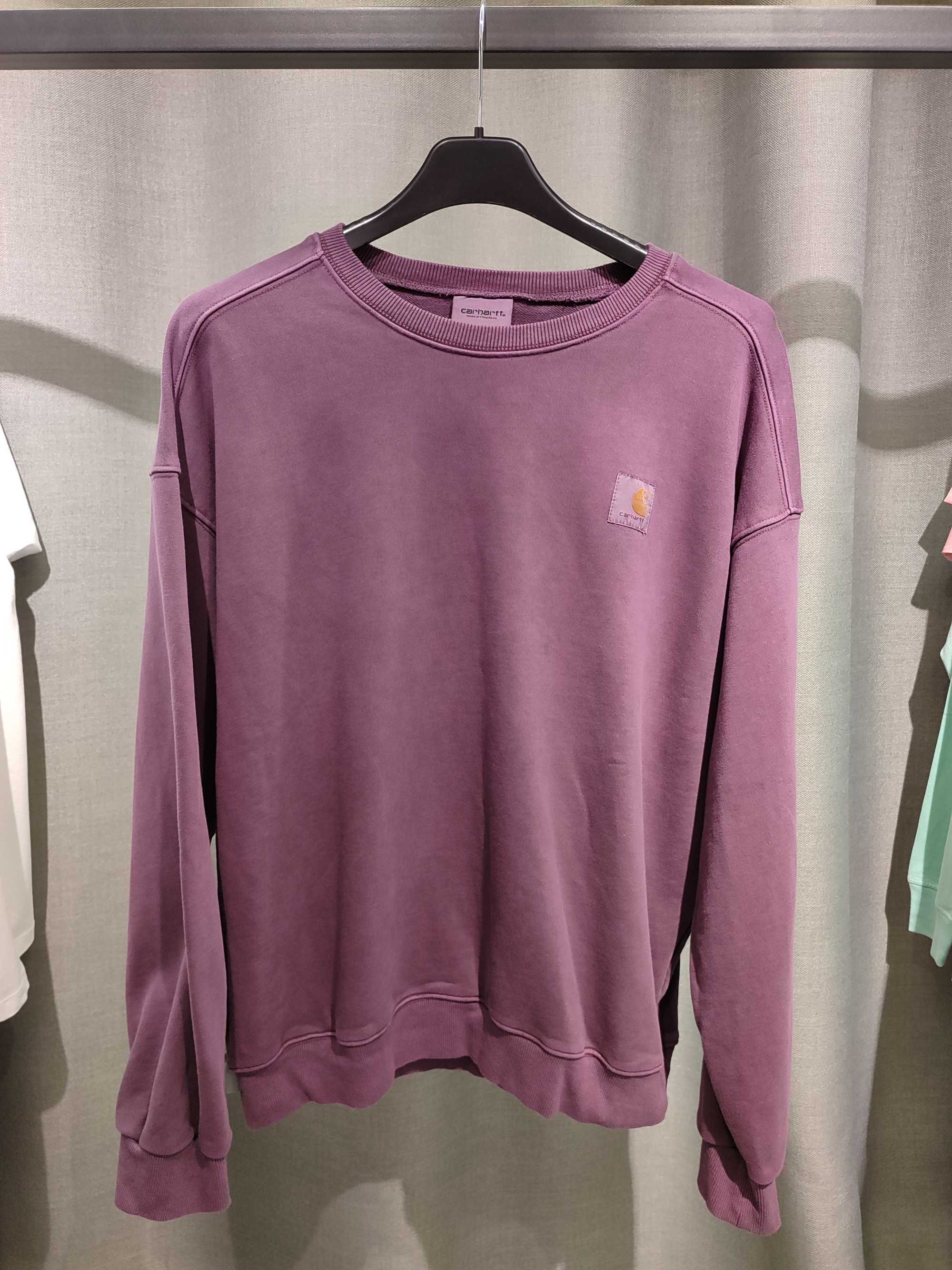 Світшот CARHARTT WIP sweat vista washed dark plum