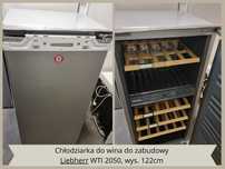 Chłodziarka do wina, winiarka do zabudowy Liebherr 2050,wys.122cm,195L