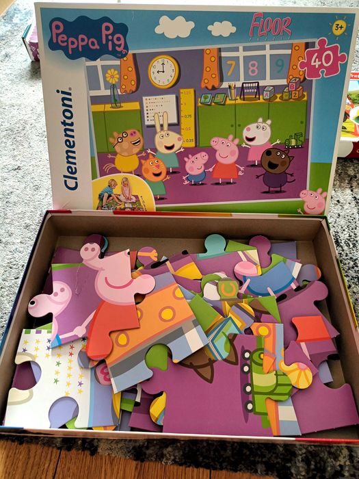 Zestaw puzzli 3+ Peppa, Strażak Sam, Czuczu