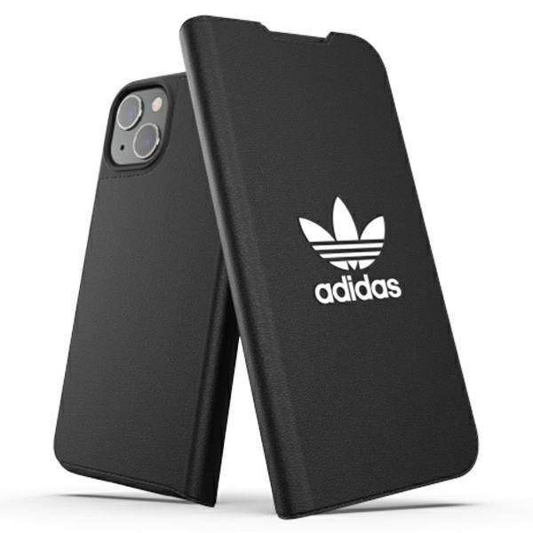 Etui Adidas Or Booklet Case Basic iPhone 13 6,1" Czarno Biały