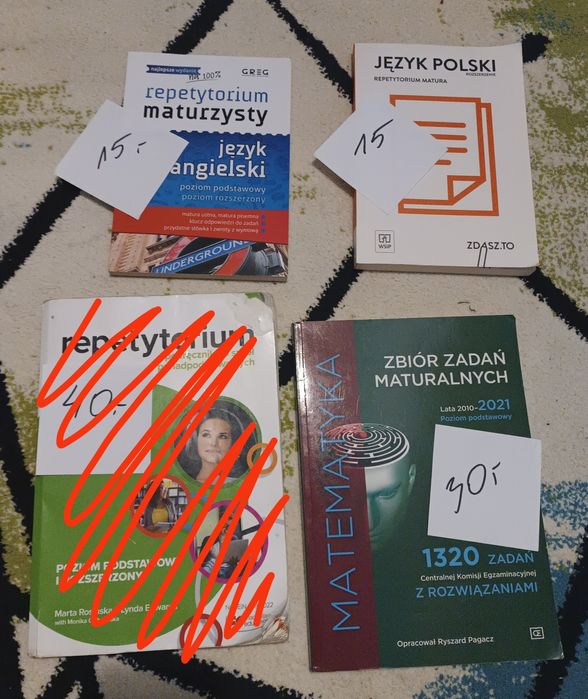 Repetytorium maturzysty język angielski, polski matematyka
