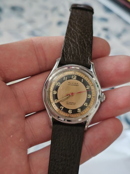 Zegarek alvica watch 60s Vintage Bulova Atlantic