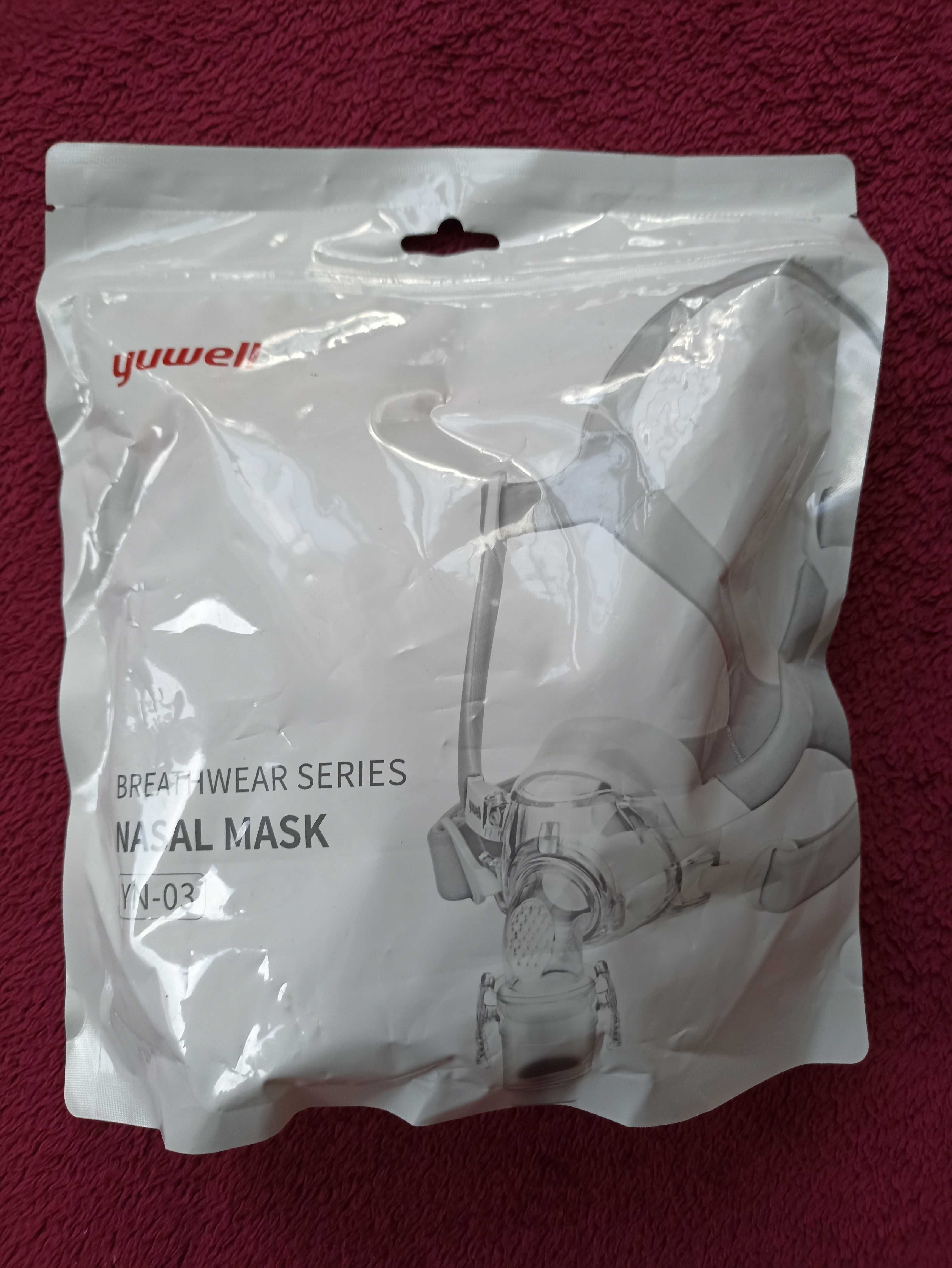 Maska nosowa Yuwell YN-03 - rozmiar L do aparatu CPAP..