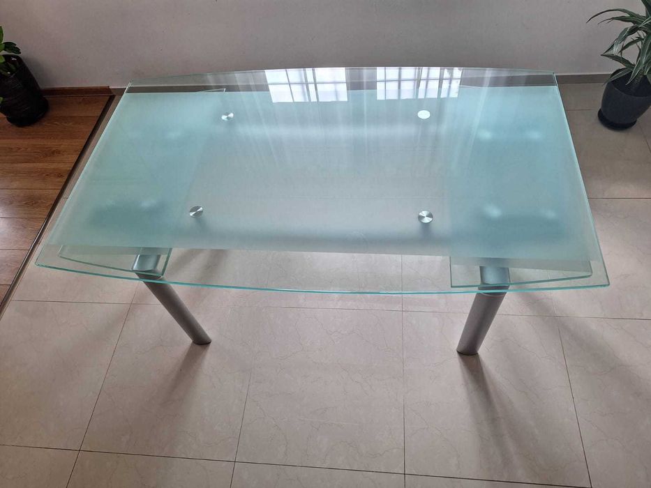 Stół szklany prostokątny