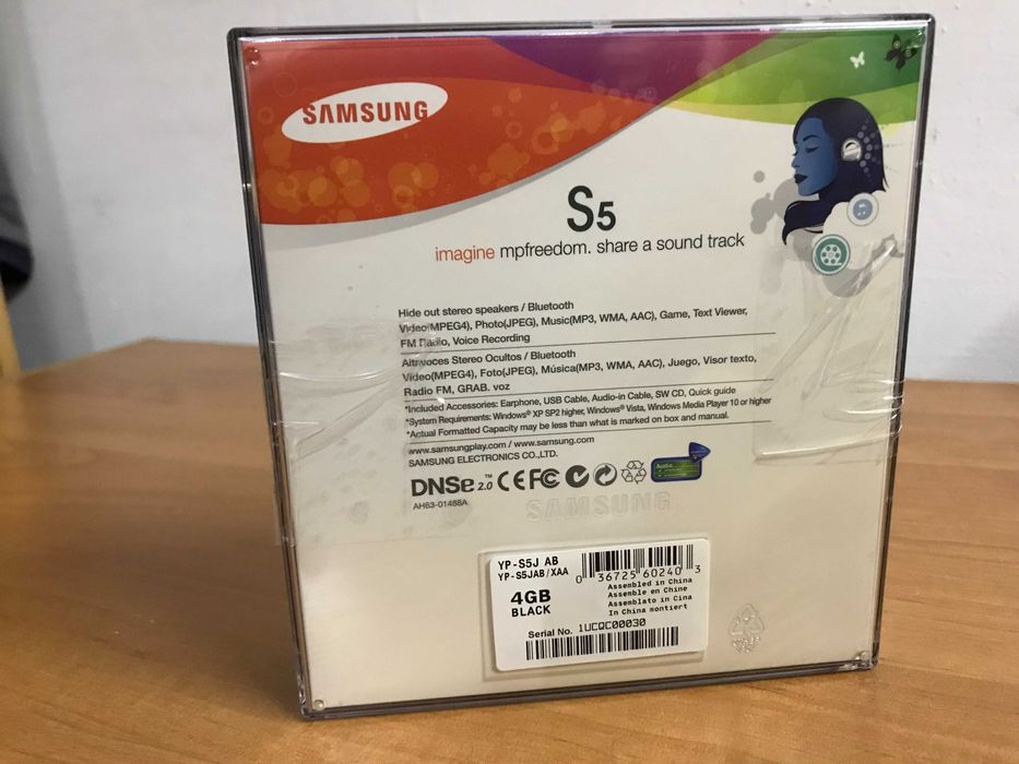 Samsung YP-S5 MP3 Player nowy!