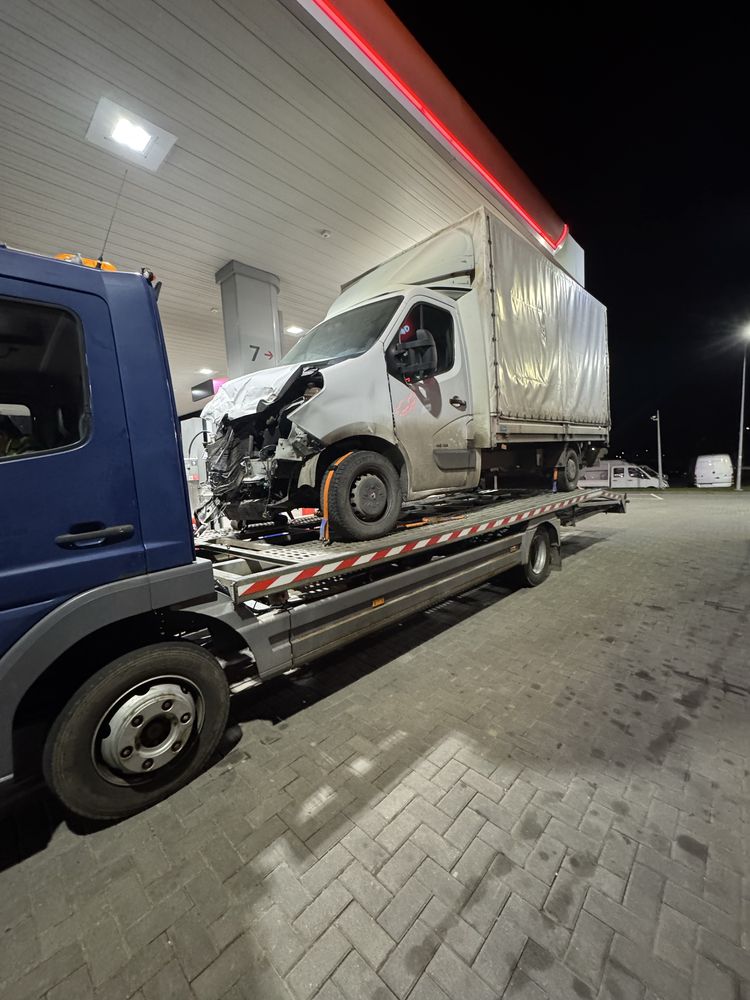 Transport pojazdow, maszyn, laweta, autolaweta, pomoc drogowa