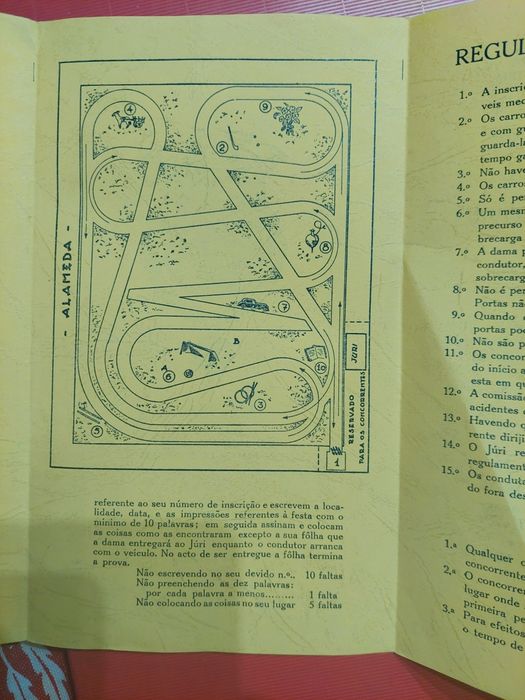 Ano 1939 gincana automóvel Alcobaça