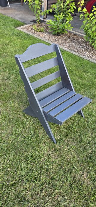 Drewniane Krzesło Ogrodowe – Solidne Stylowe Ogród,  fotel składane