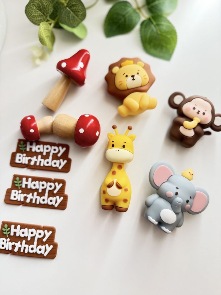 Tort jak z bajki! Figurki zwierzątek – roczek, baby shower