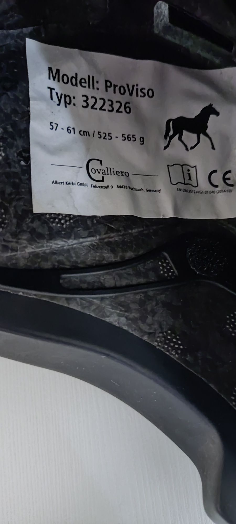 Kask jeździecki covalliero 57-61 cm regulowany