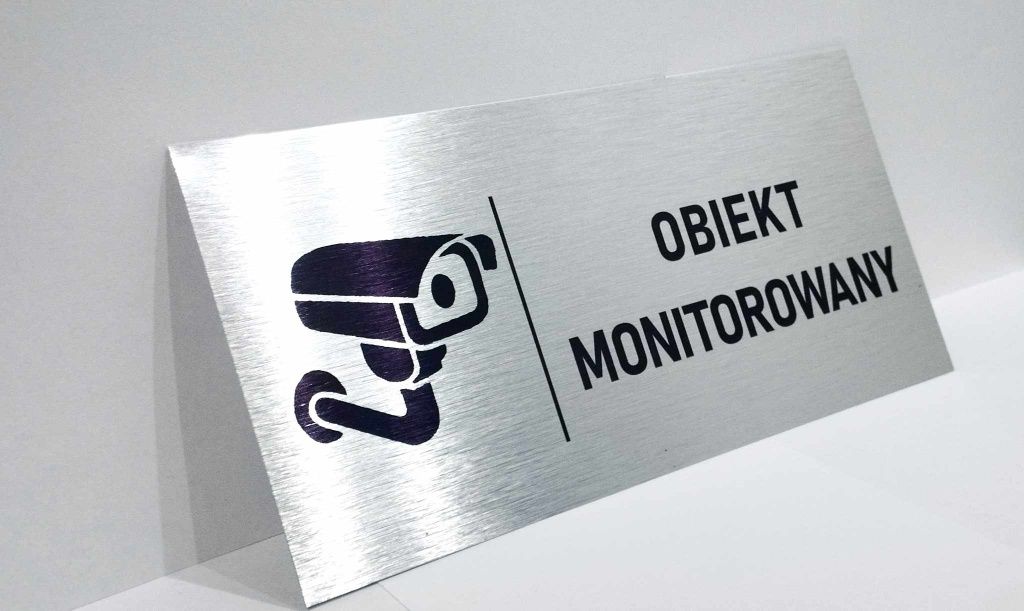Tabliczka obiekt monitorowany