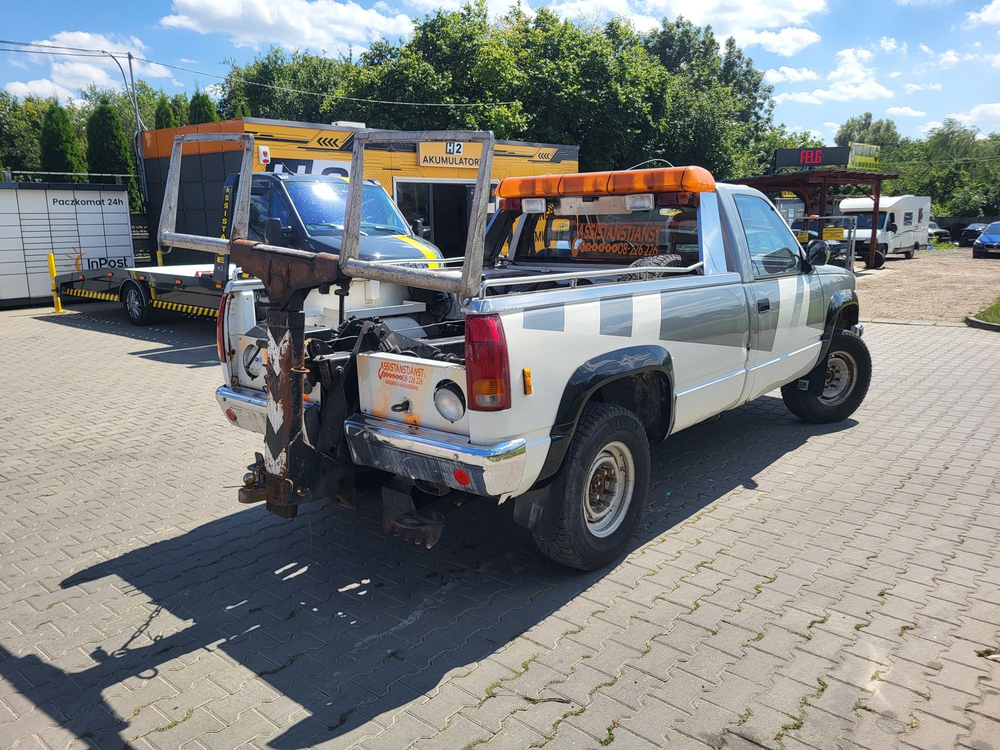 Chevrolet widelec pomoc drogowa widelec