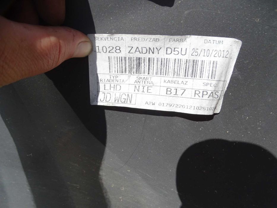 Zderzak Tył KIA Ceed 2 kombi