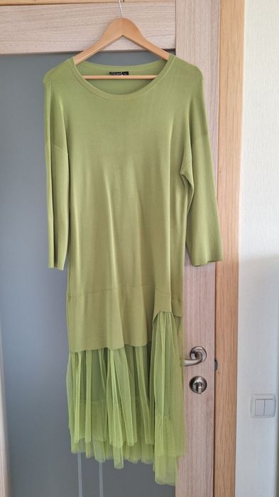 Платье трикотаж верх+фатин низ