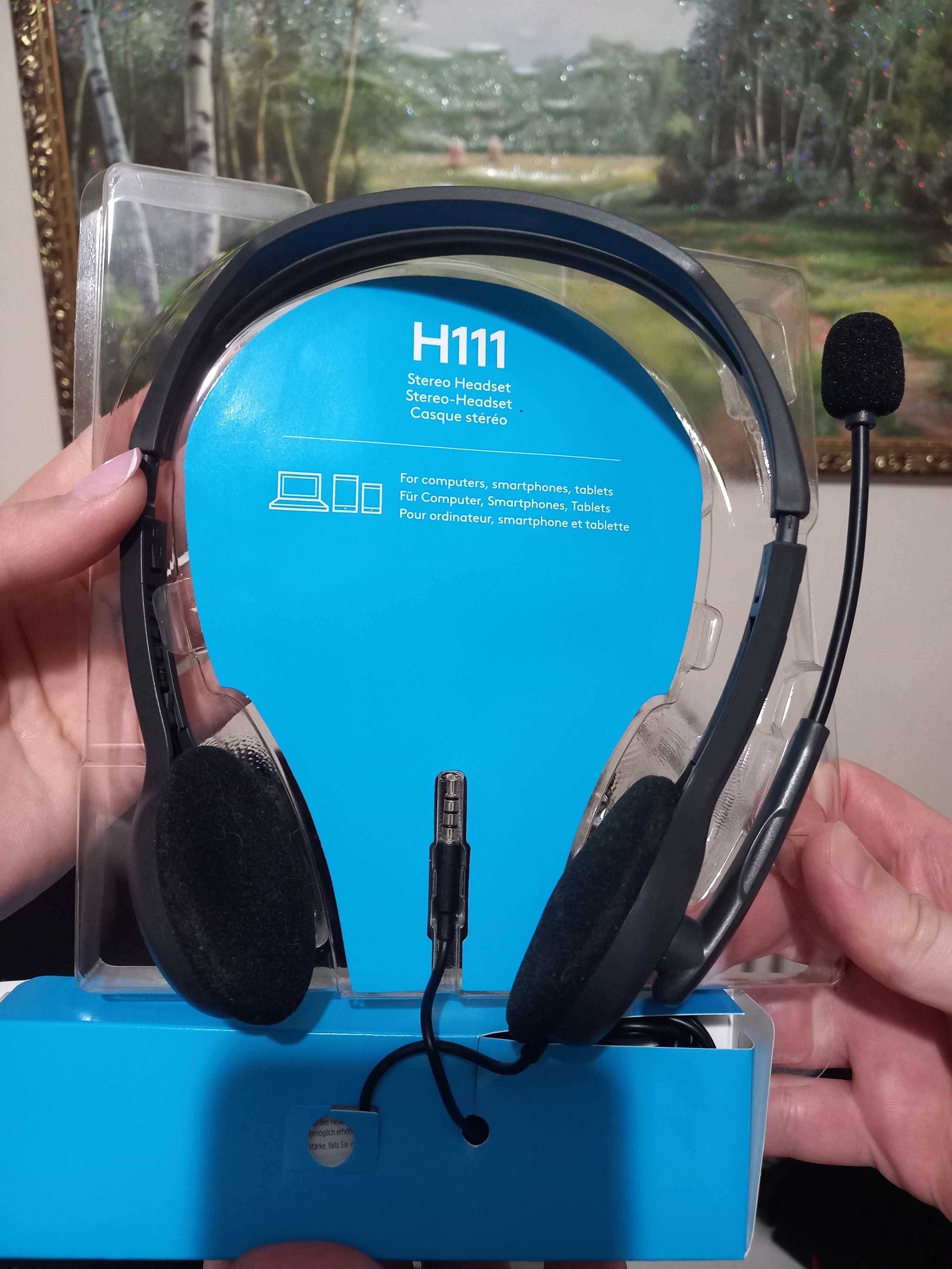 Навушники з мікрофоном Logitech H111