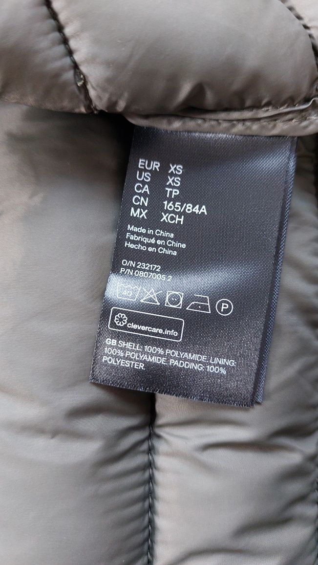Kurtka z kapturem puffer H&M -NOWA