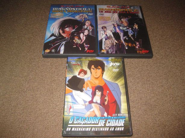 3 Filmes em DVD de Animação Japonesa(Manga)/Raros!