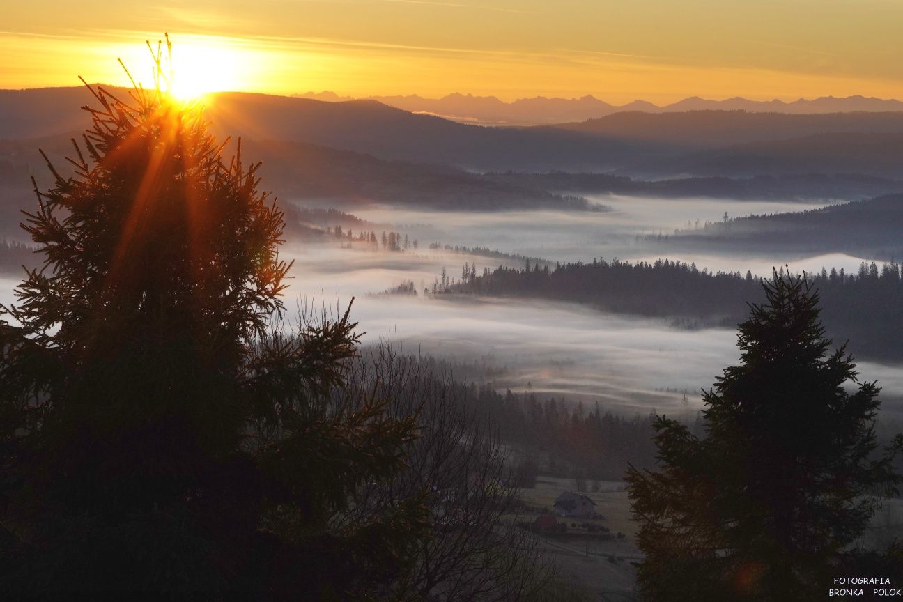 Domek Widokowy Tyniok w górach wynajem Koniaków Istebna Tatry Beskidy