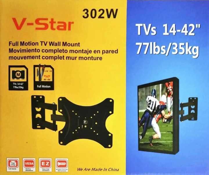 Поворотне кріплення для ТВ (14 - 42") V-STAR 302W (кронштейн)