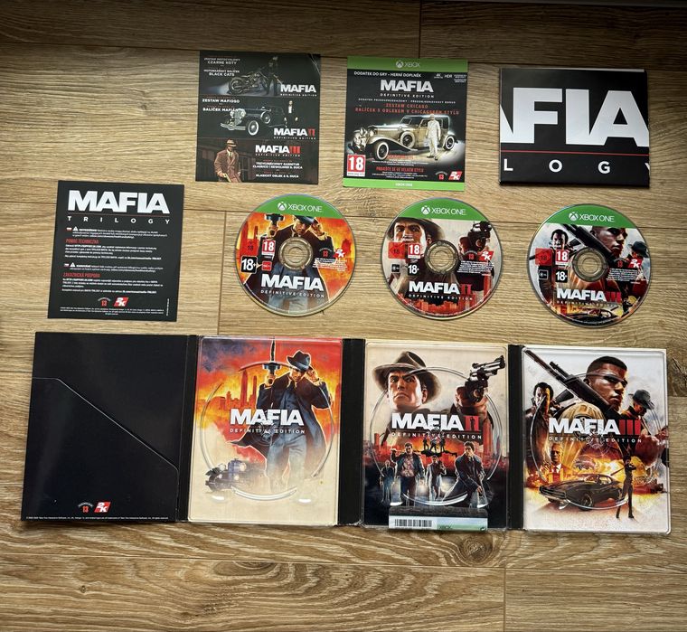 Gra Mafia Trylogia Trilogy Polska 3w1 + Assassin’s Creed Xbox