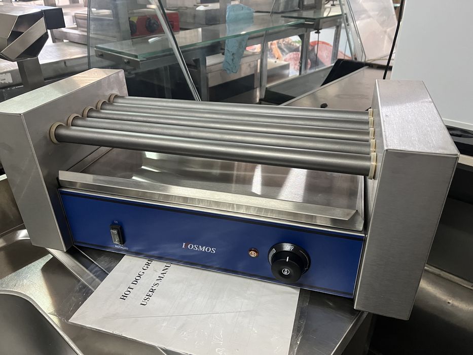 Aquecedor de Salsichas Rotativo 5 rodizios NOVO