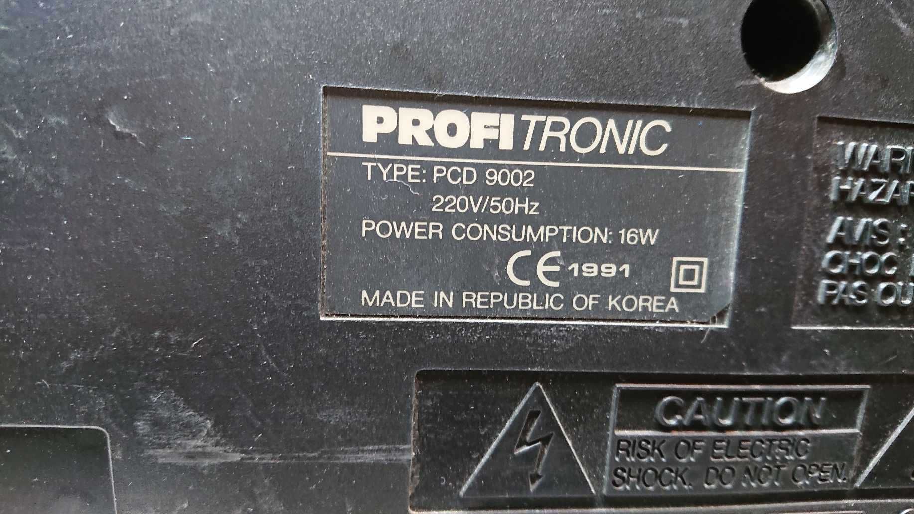 Radiomagnetofon Profi Tronic cd radio dwie kasety