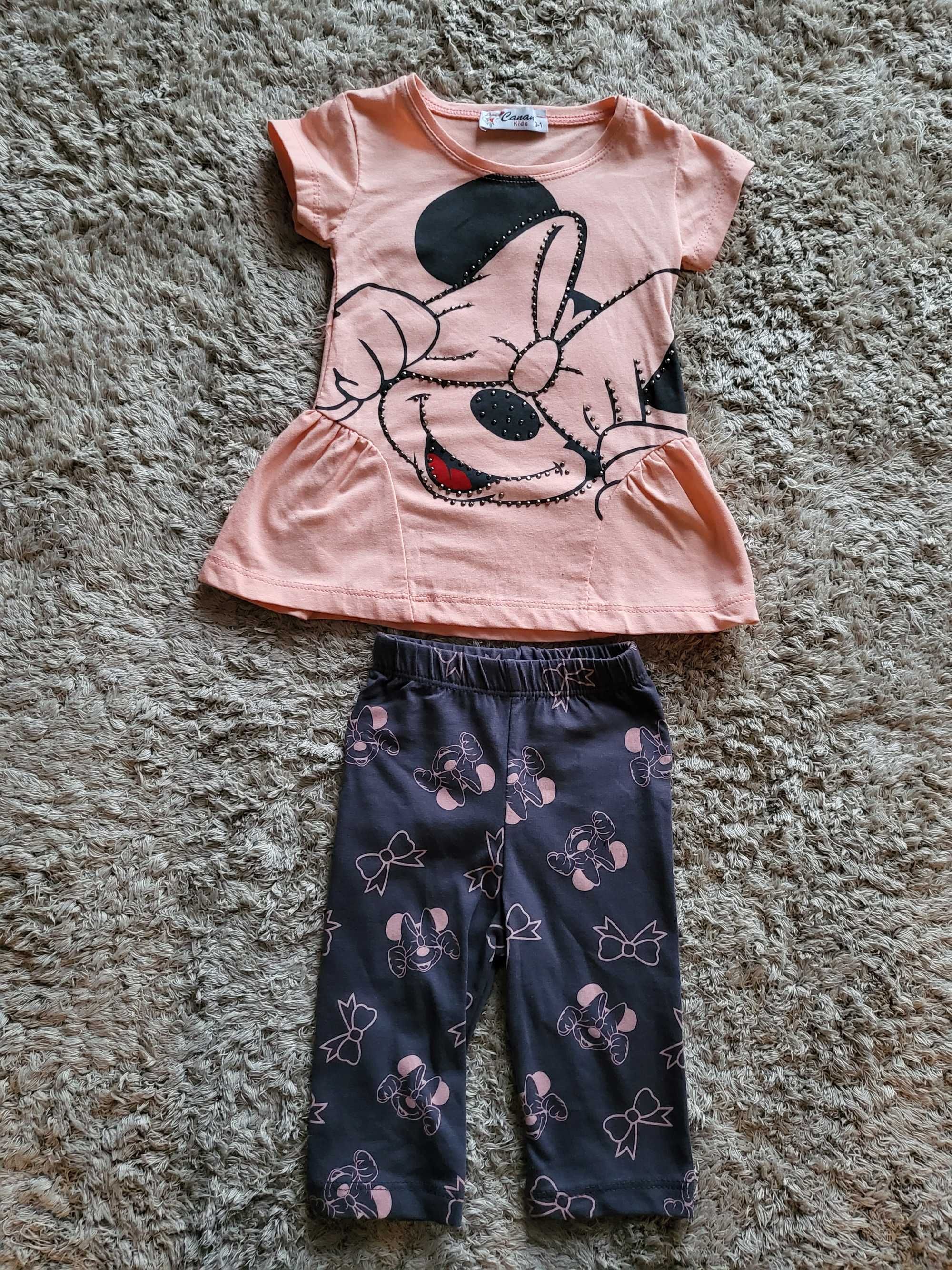 Komplet dwuczęściowy myszka Minnie  92cm